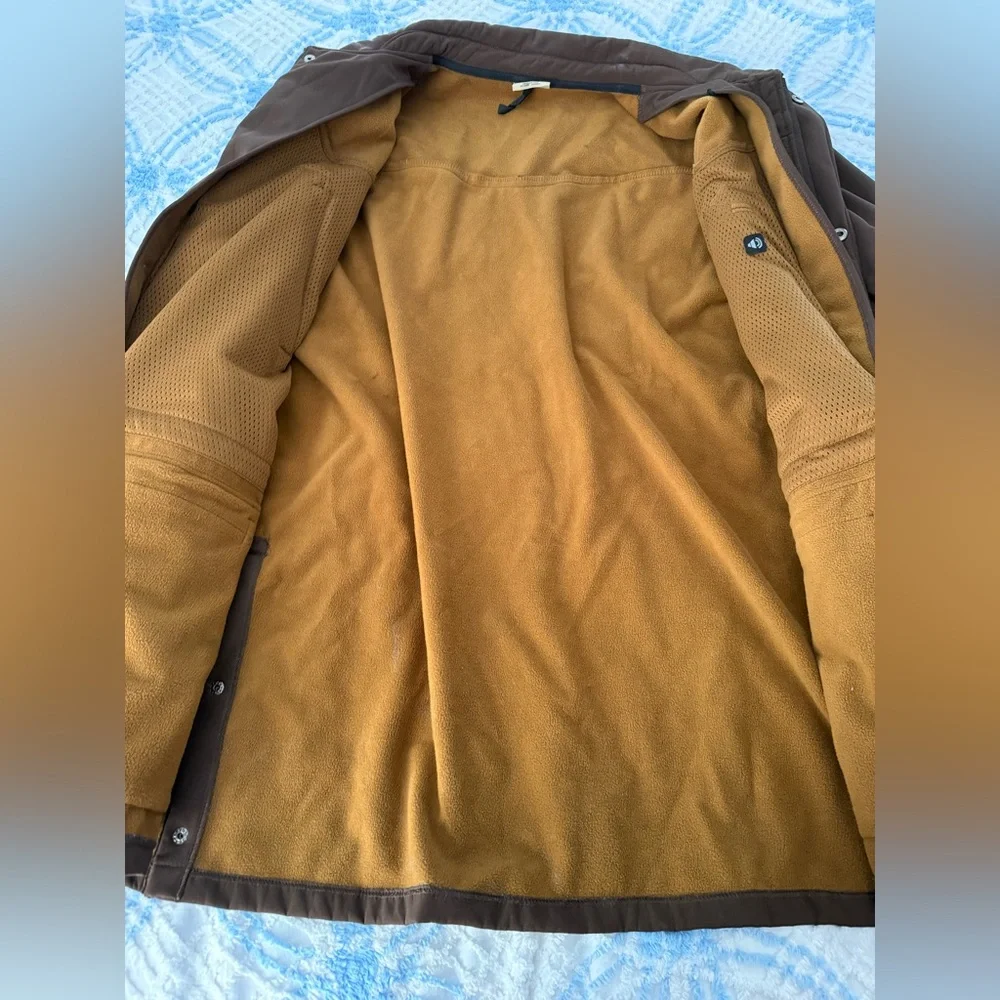 Men’s Roper soft shell jacket brown 2XL - Picture 3 of 8